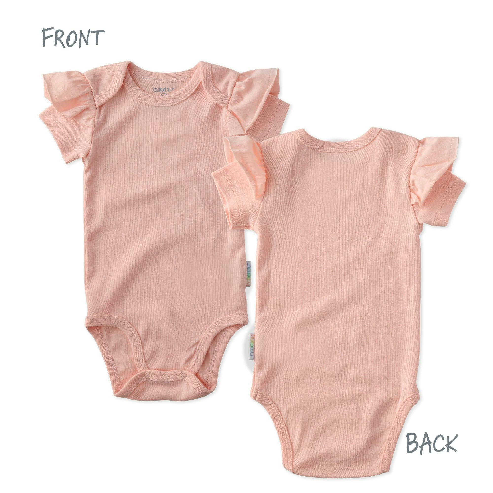 RORY 5-Pack Short Sleeve Ruffle Bodysuits