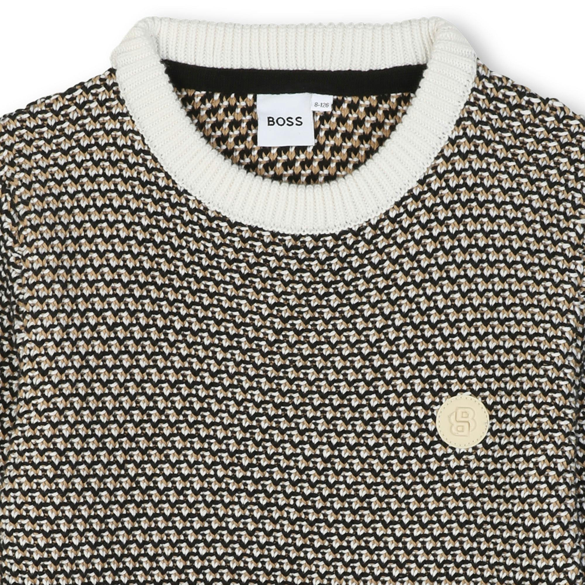 Sweater With Embroidered Logo