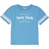Organic Weekend Tee in Buzzer Blue