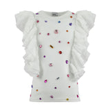 Bejeweled Gem Tank Lavender