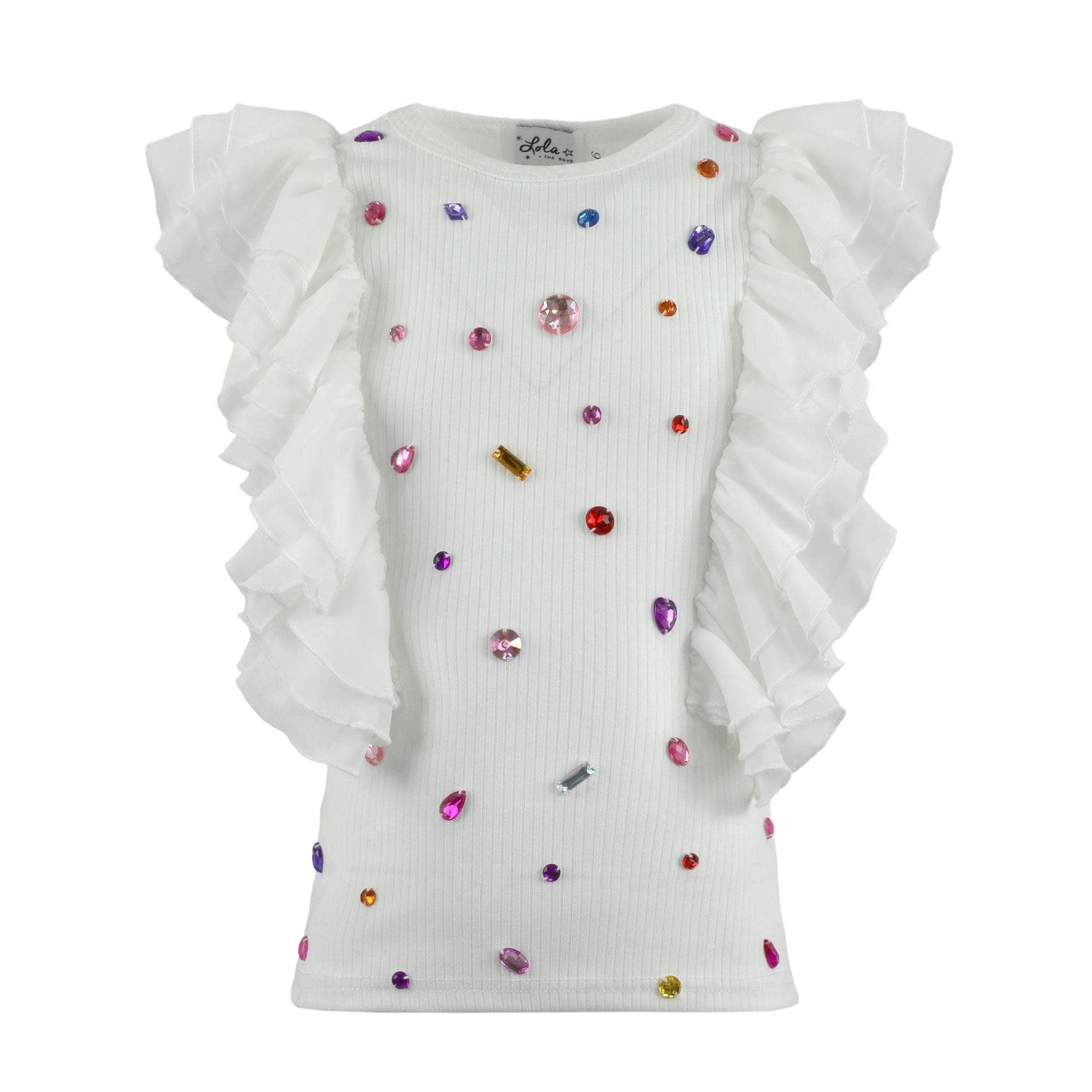 Bejeweled Gem Tank Lavender