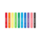 Big Bright Brush Markers - Easy Grip - Set of 10