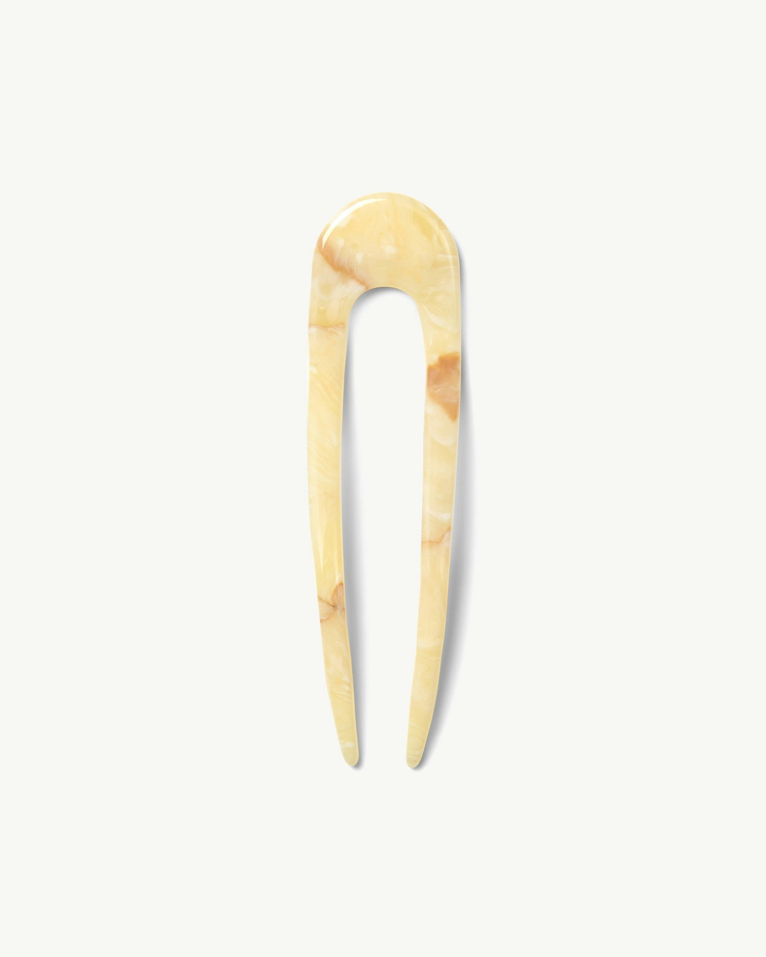 French Hair Pin in Crème