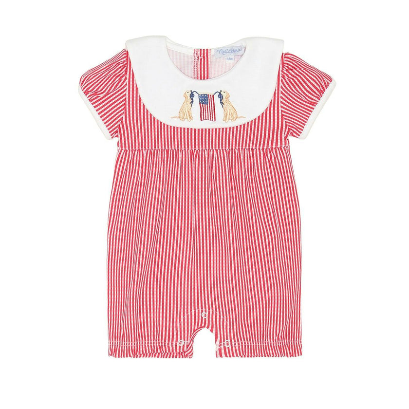 American Pups Collared Romper
