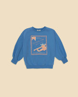 Adults Organic Weekend Sweatshirt in Blue Note
