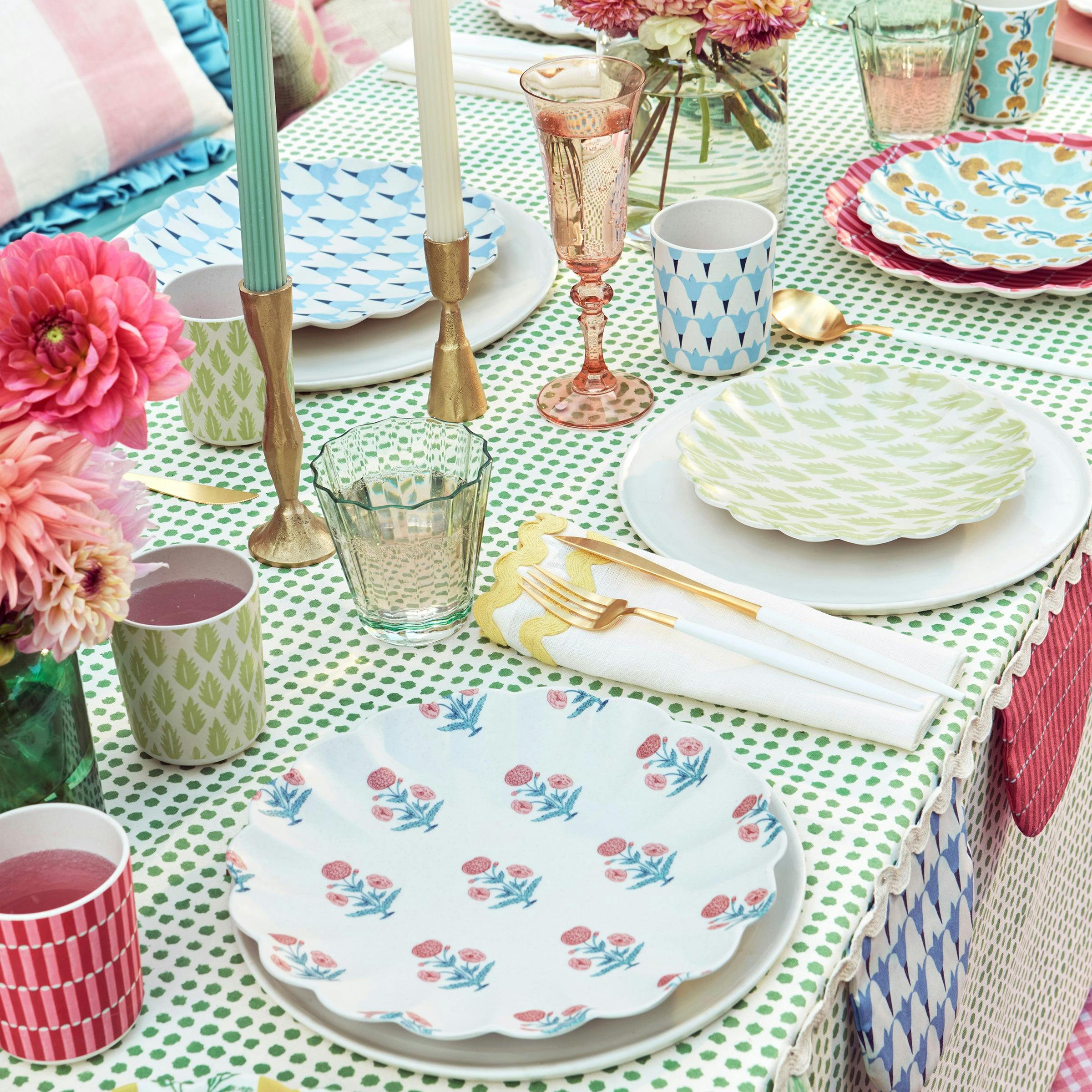 Meri Meri x Molly Mahon Patterned Reusable Cups