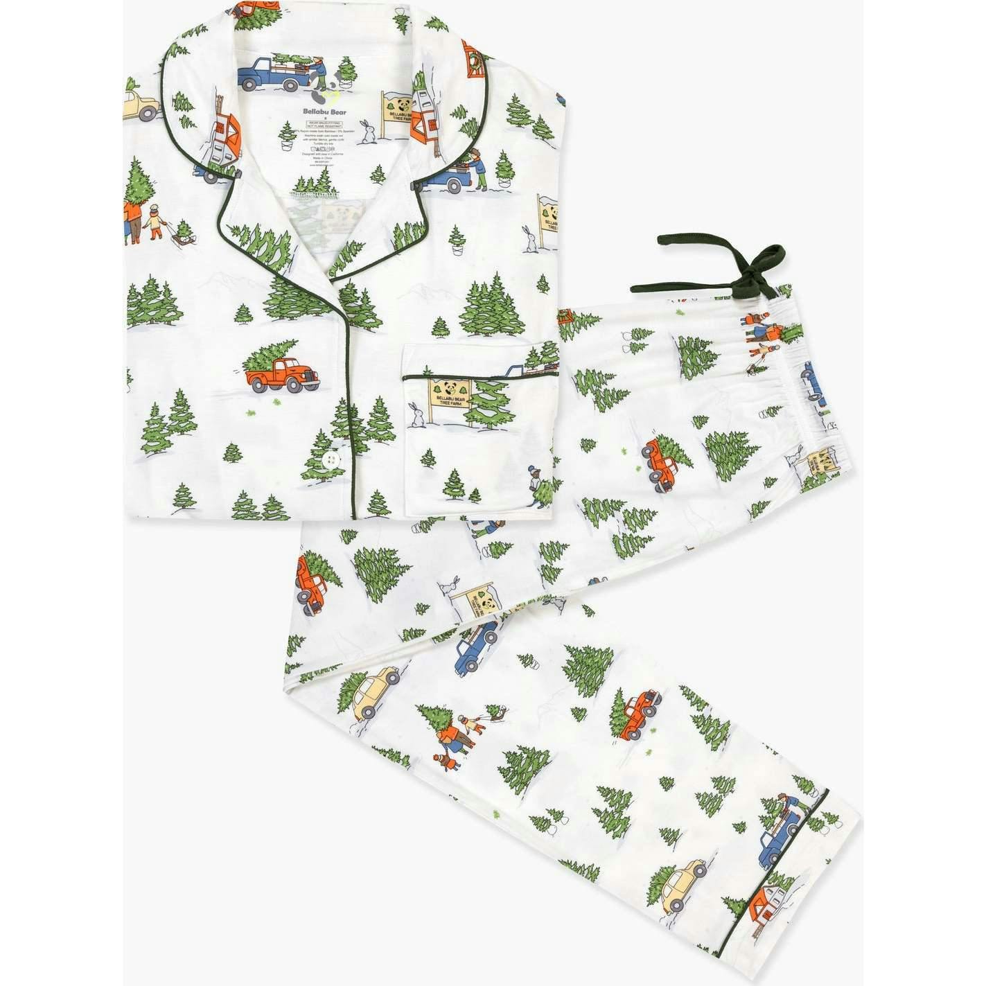 Christmas Tree Farm Bamboo Women's Pajama Set