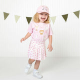 Pink Bow Athletic Skort
