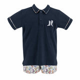 Fields Boy Polo Set - Boots - Navy