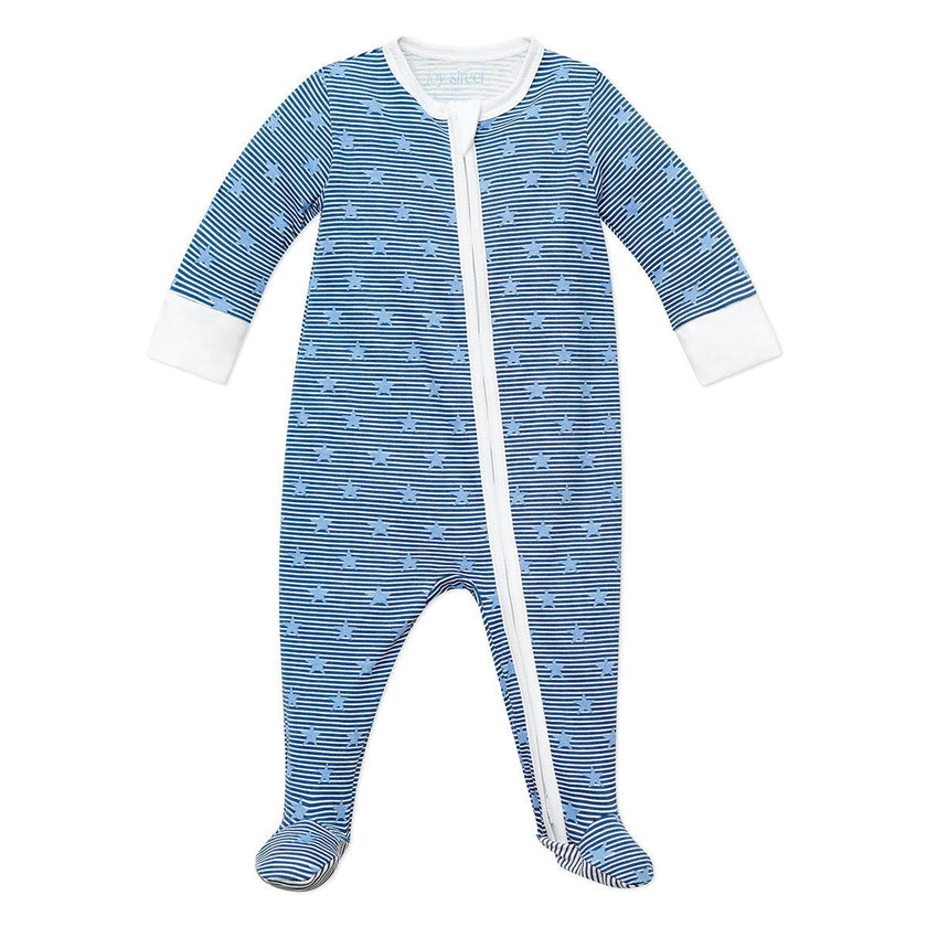 Stars & Stripes Zip Baby Onesie