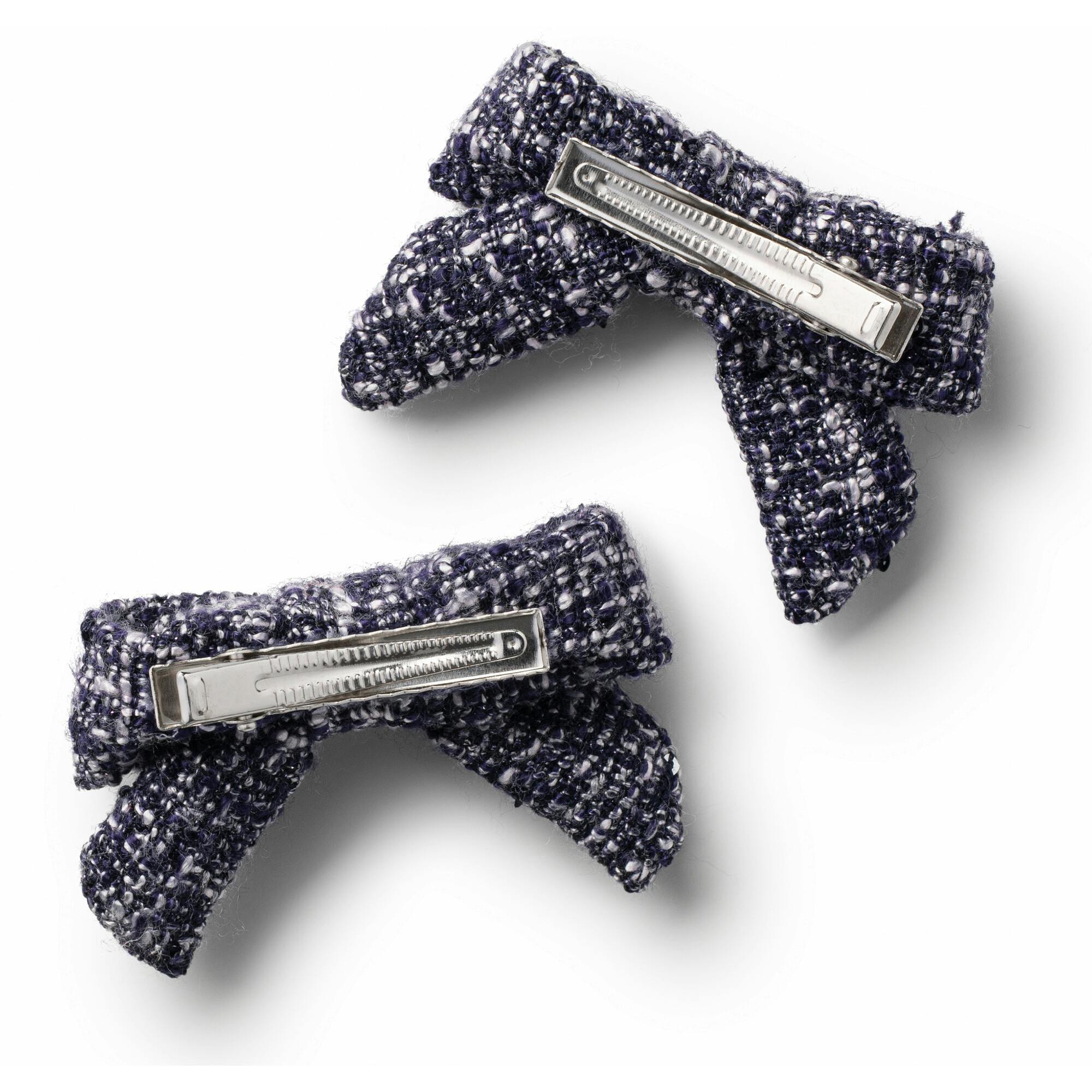 Clara Tweed Double Clip Set