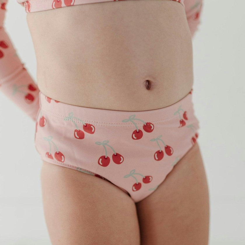 Girl's Crop Two-Piece Swimsuit