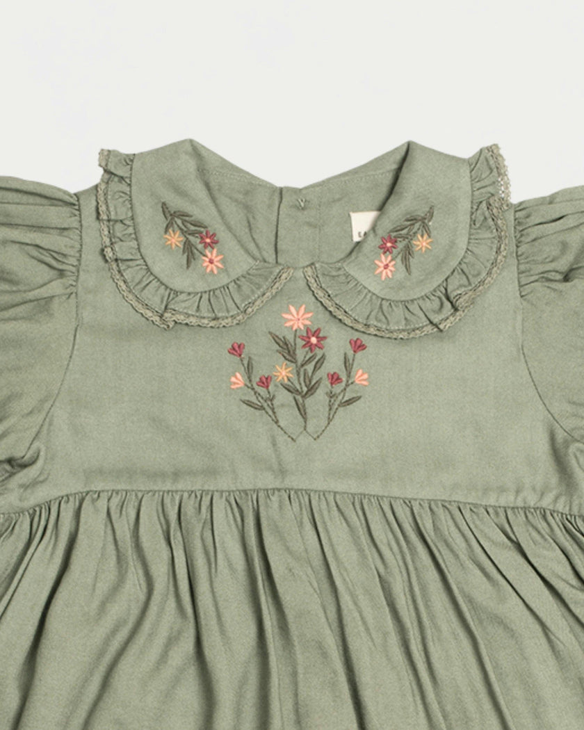 Marguerite Dress - Sage Green
