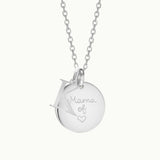 Personalized Alphabet Necklace, Silver Plated