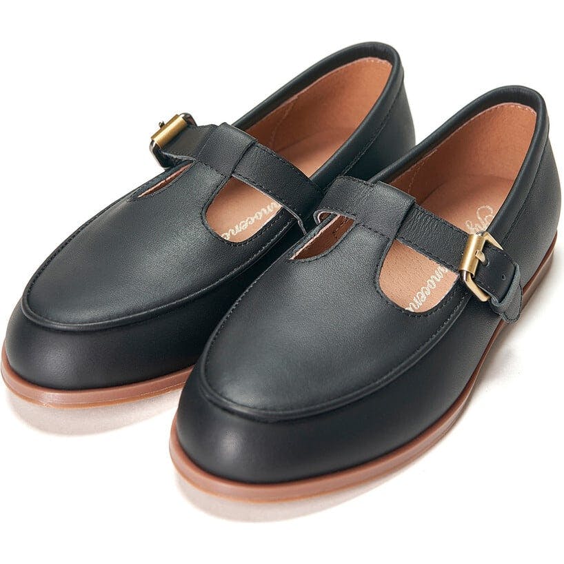Hannah Leather T-Bar Strap Shoes