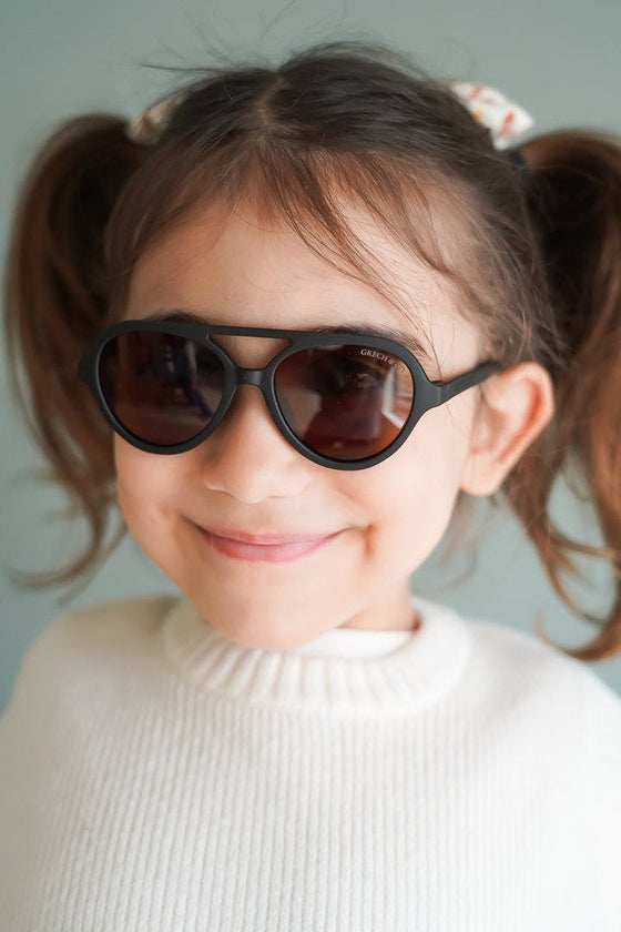 Aviator | Polarized Sunglasses | Baby | 0-2 Y | Black