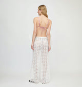 The Kaya Pool Pant - White Broderie