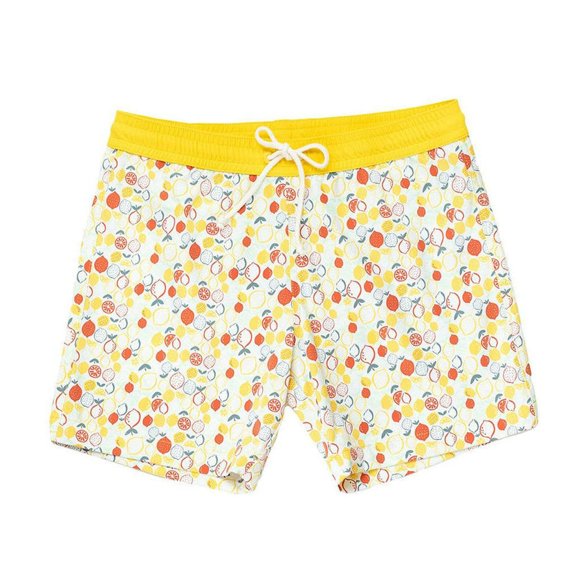 Tommaso Swim Shorts Lemon Print