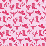 Sophie Girls' Short Set - Wild West Pink