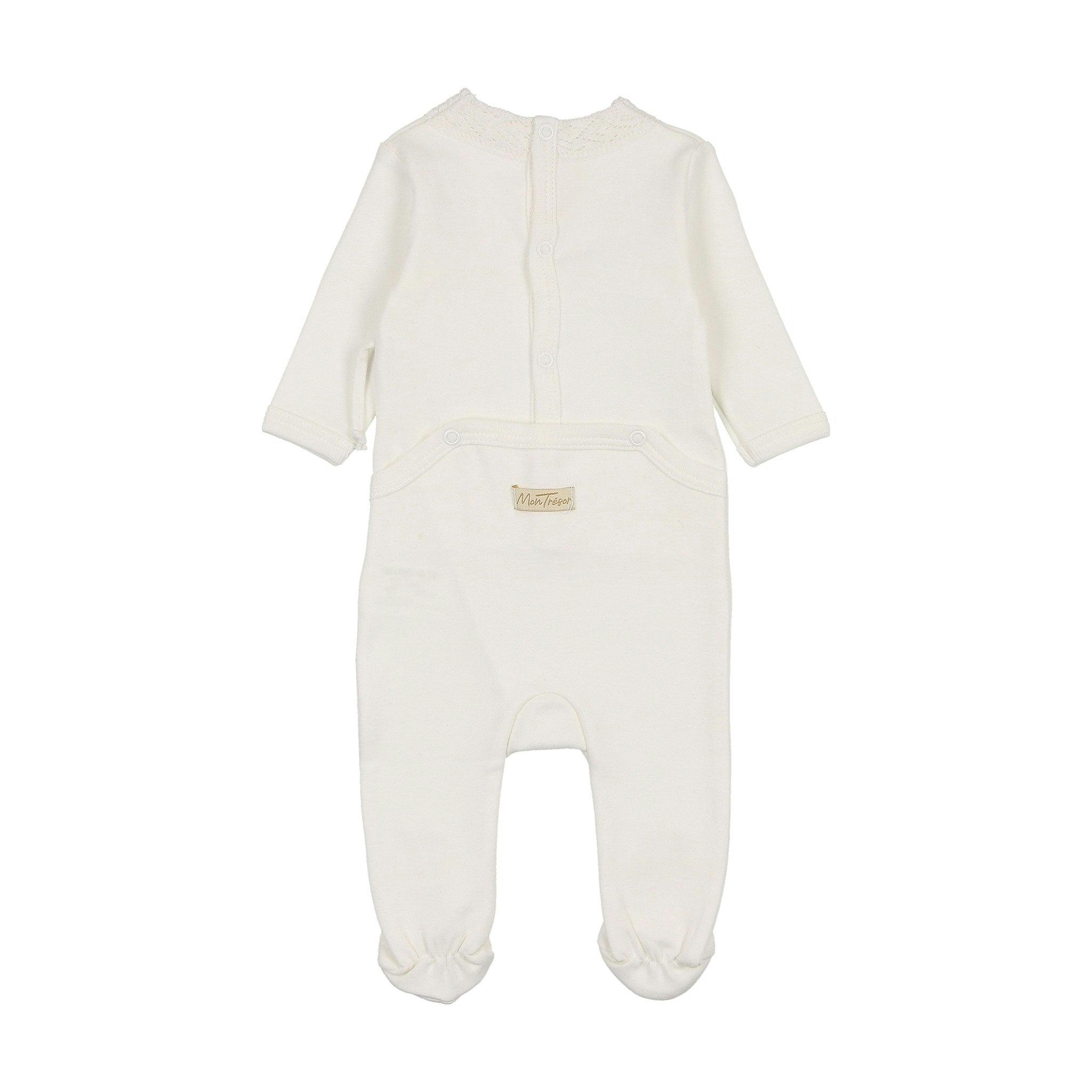 Knit Twist Footie Rose Smoke