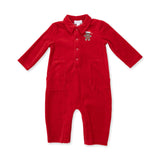 Holiday Red - Velour - Jumpsuit