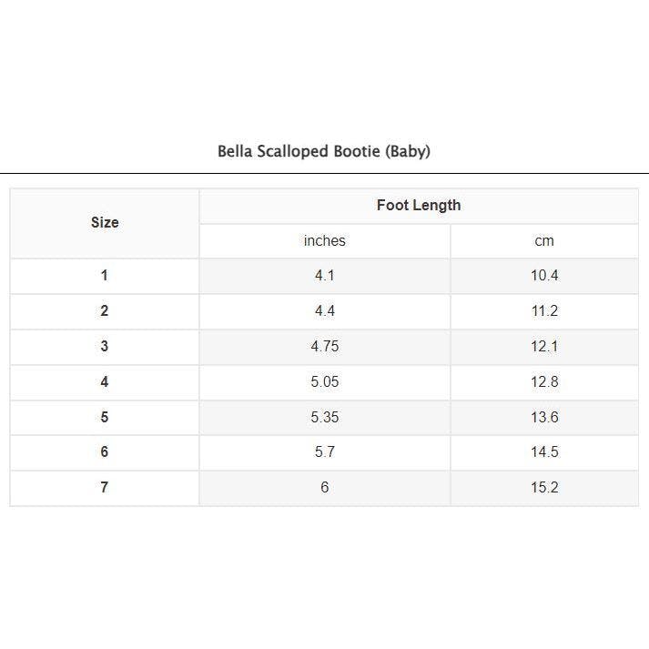 Bella Scalloped Bootie (Baby)
