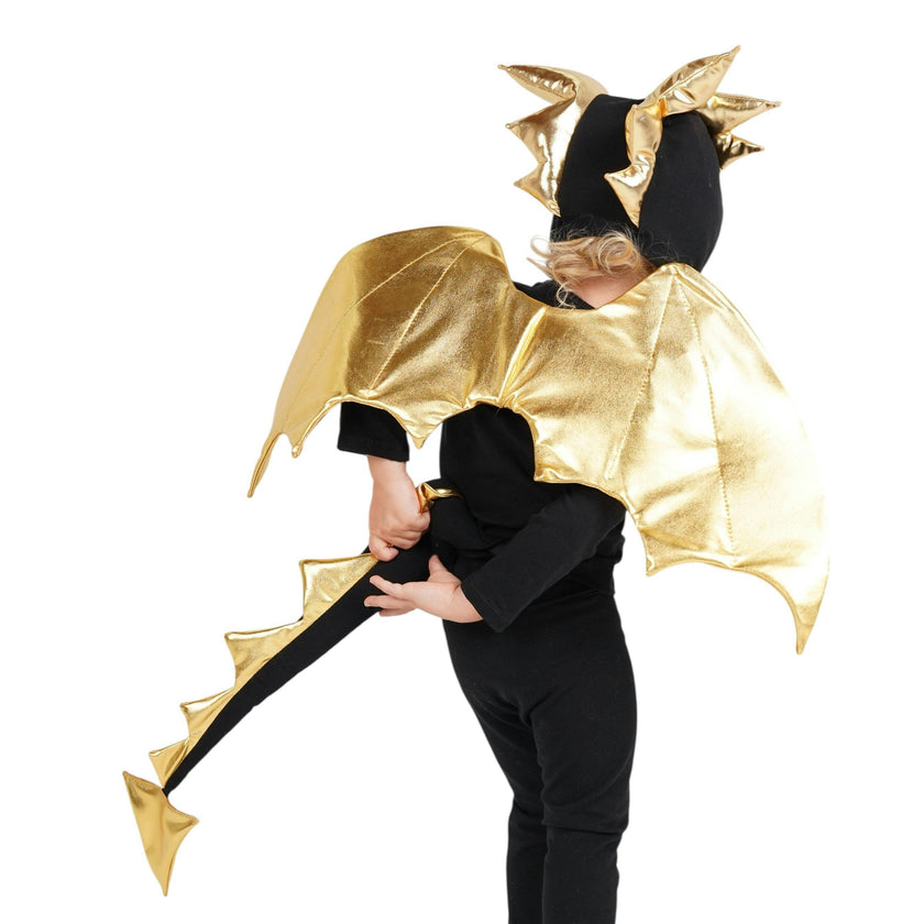 Golden Night Dragon Pajama Costume