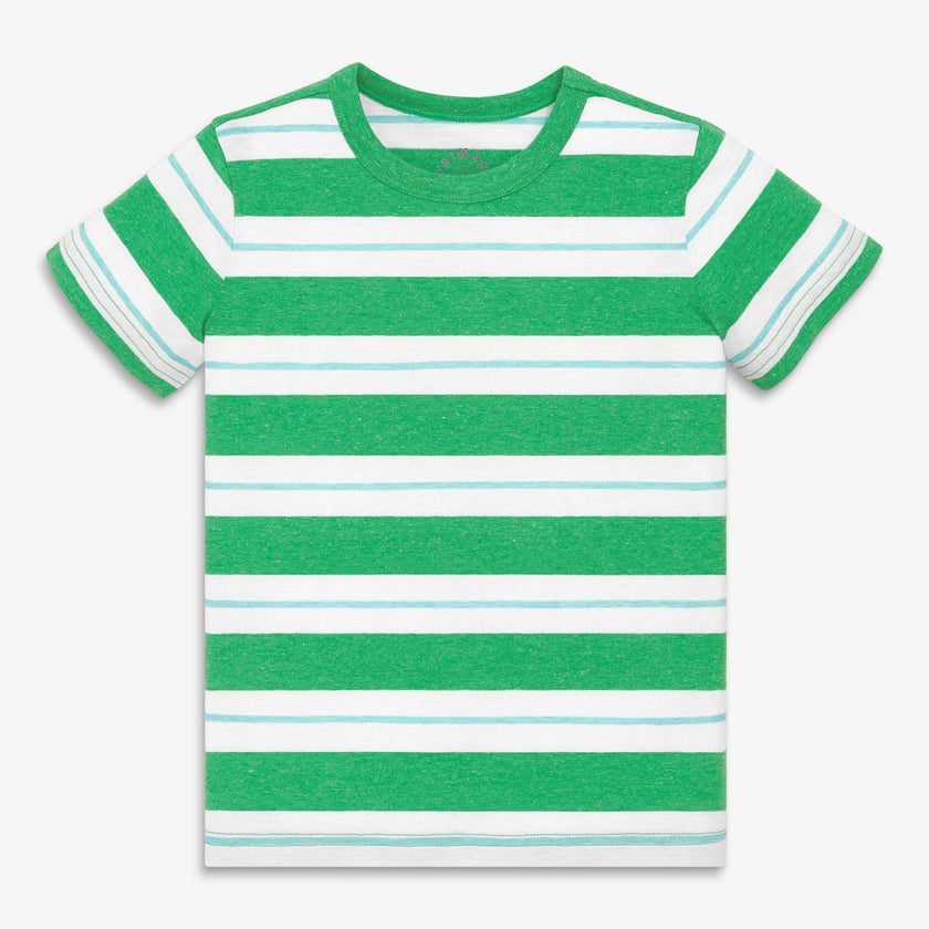 Kids heathered tee in multi stripe