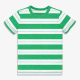 Kids heathered tee in multi stripe