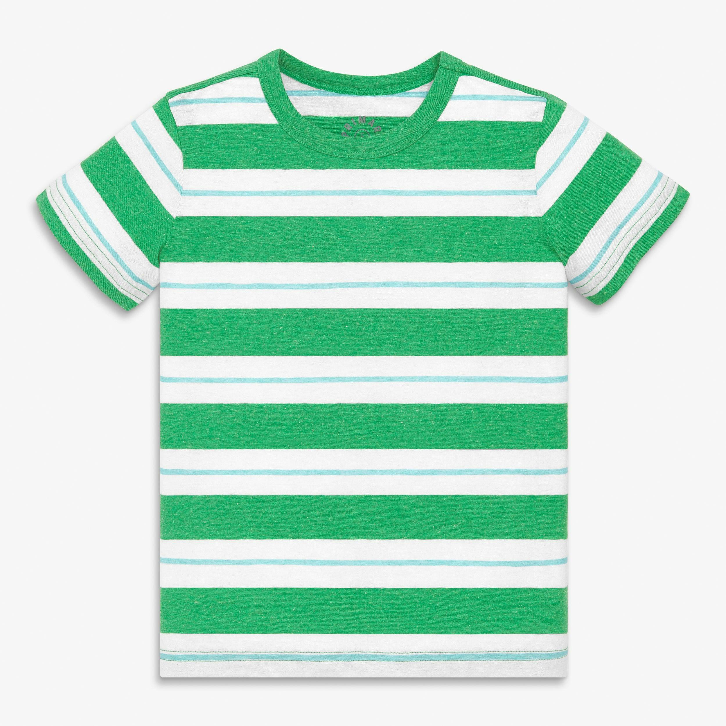 Kids heathered tee in multi stripe