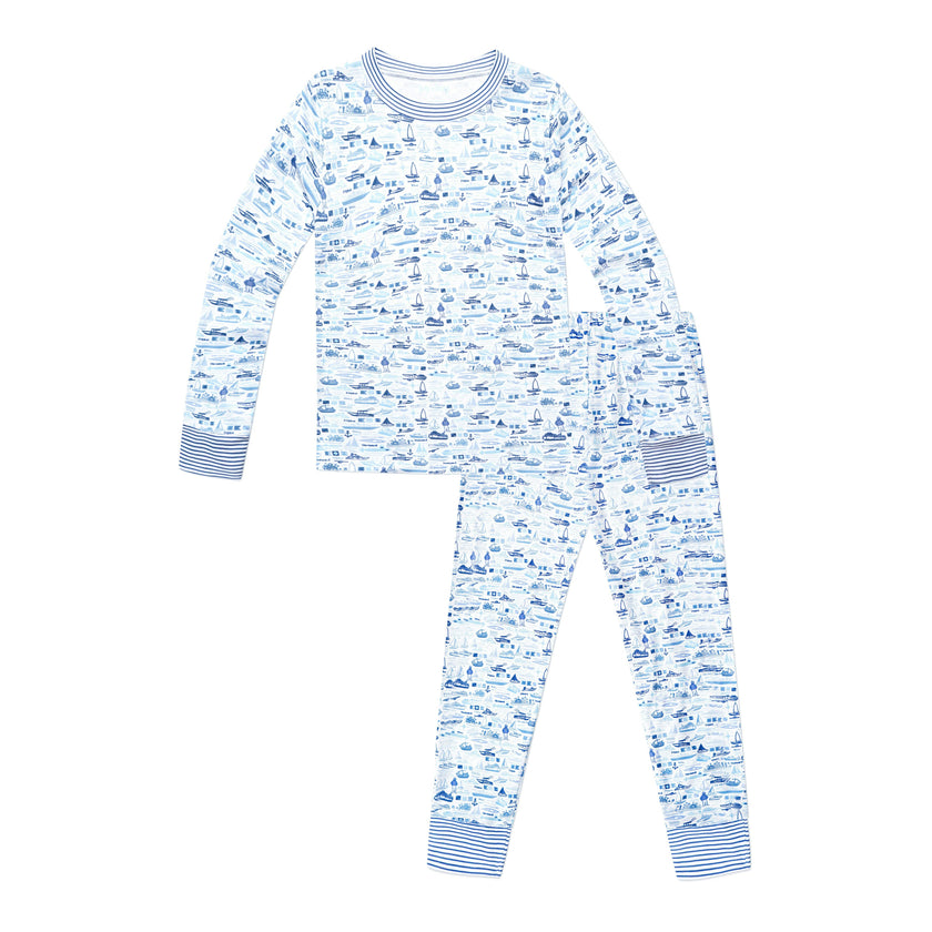 Boats Two Piece Kids Pajamas