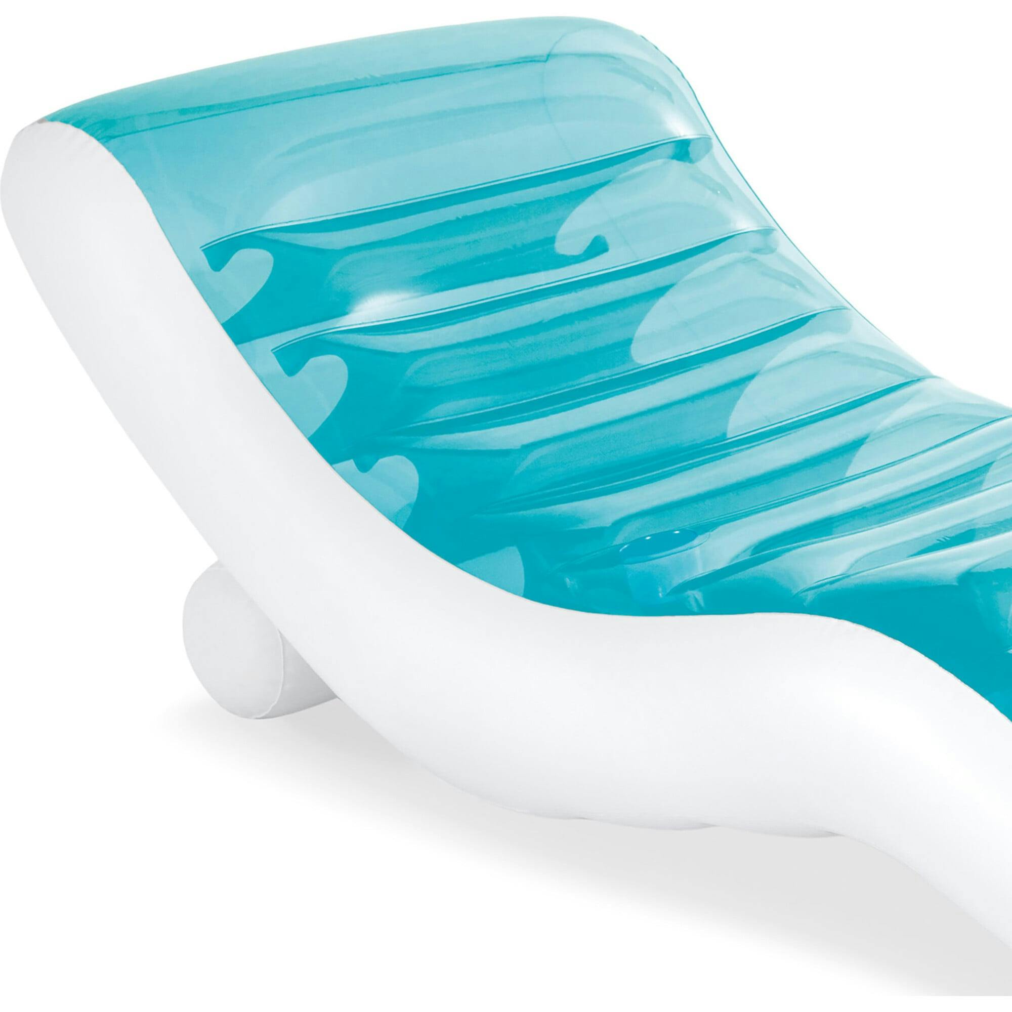 Splash Lounge - Teal & White Water & Pool Float