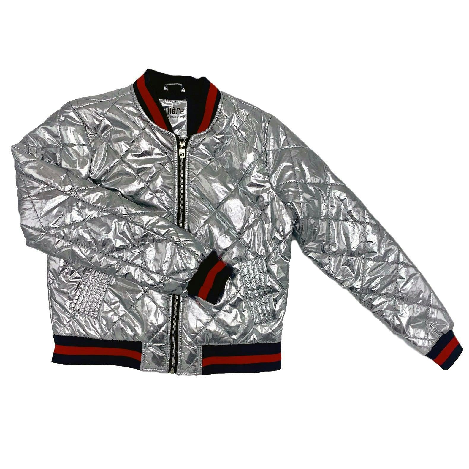 Women's Metallic Bomber Jackets