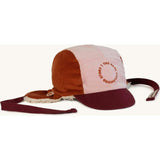 children's organic cotton cap - pink snow