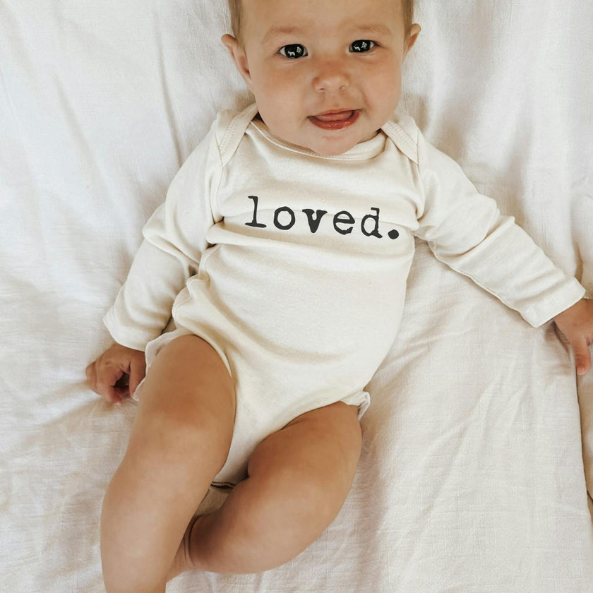 Loved. Organic Baby Bodysuit Long Sleeve