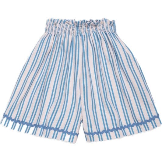 Flutter Shorts in Pink Cloud Stripe