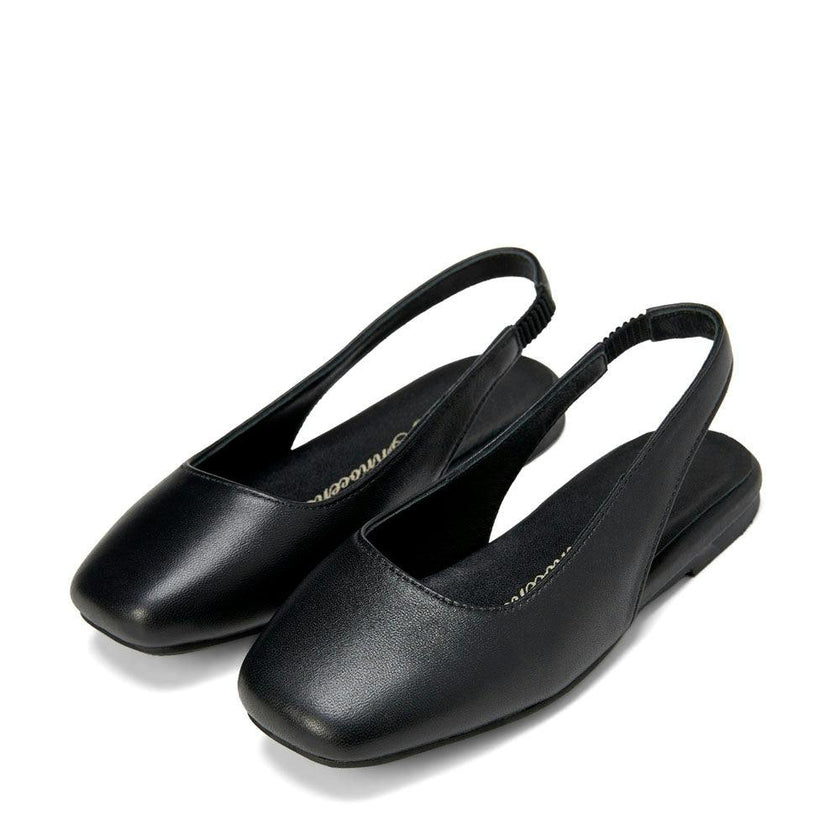 Ester Square Cap Toes Sling Back Sandals
