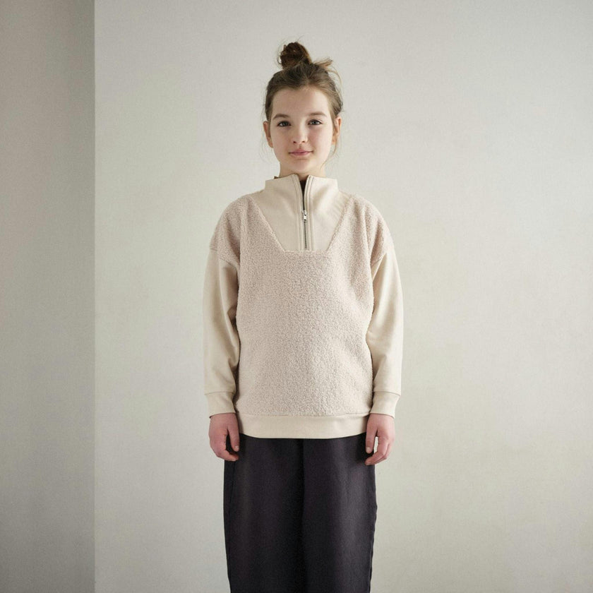 Half Zip Sherpa Pullover