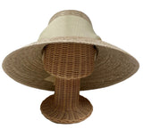 Wildflower Sun Hat (PreOrder Shipping June 15th) - Ivory Wide & Short Grosgrain Ribbon