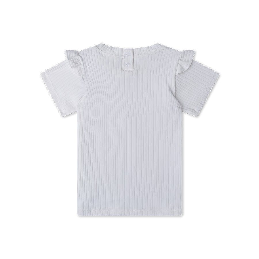 Swim Shirt - Short Sleeves - White - White Pearl