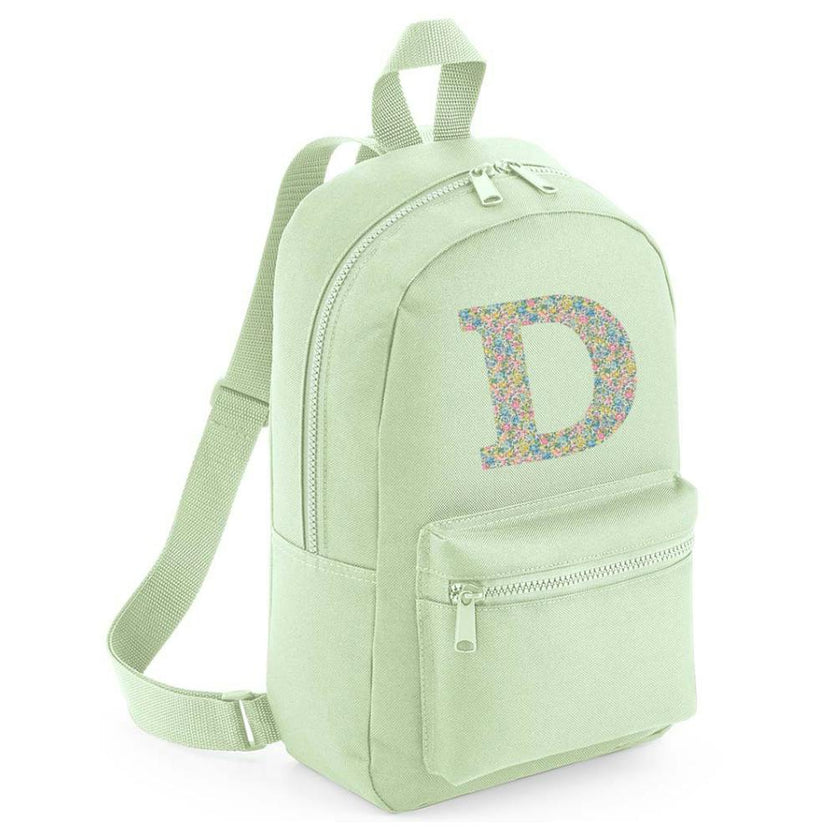 Liberty of London Personalised Mini Backpack - Light Green