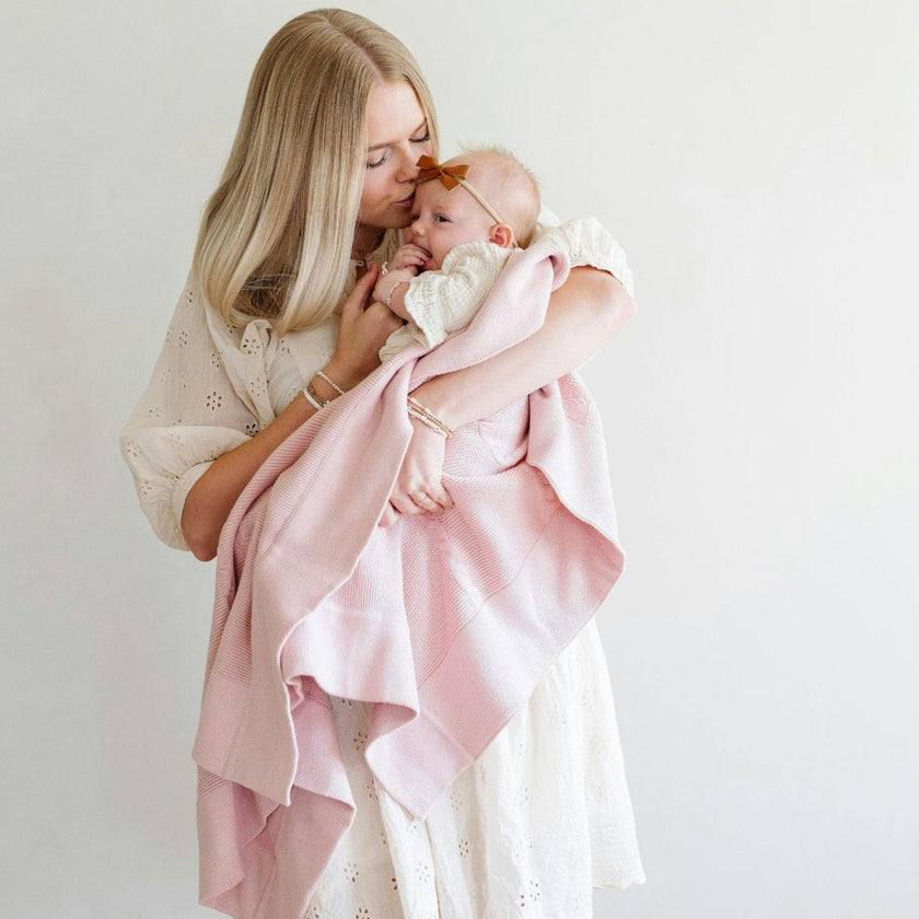 HEIRLOOM COTTON KNIT RECEIVING BLANKETS