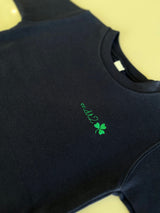 Baby + Kids Shamrock Embroidered Crewneck Fleece Personalized