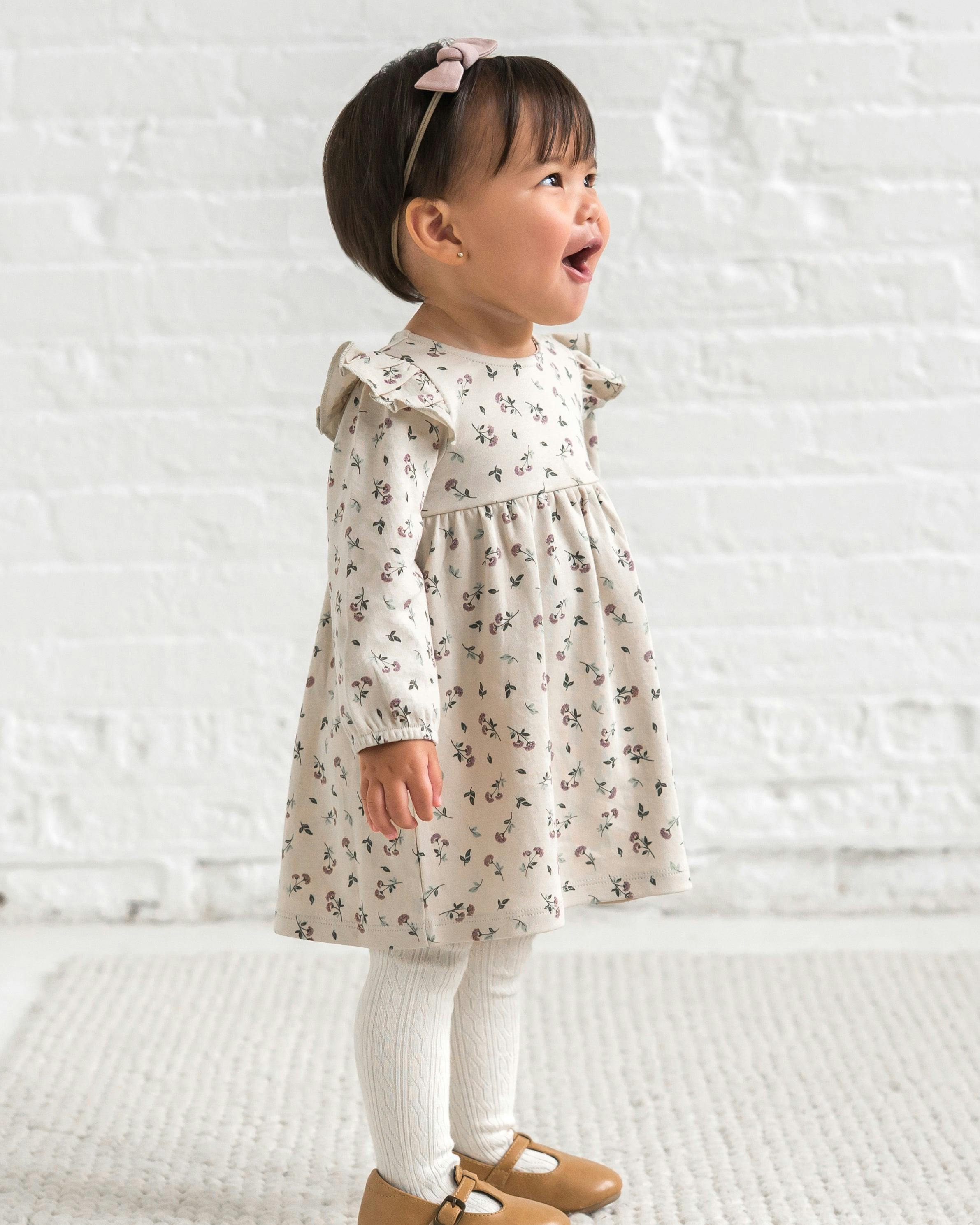 Mika Armhole Ruffle Long Sleeve Dress