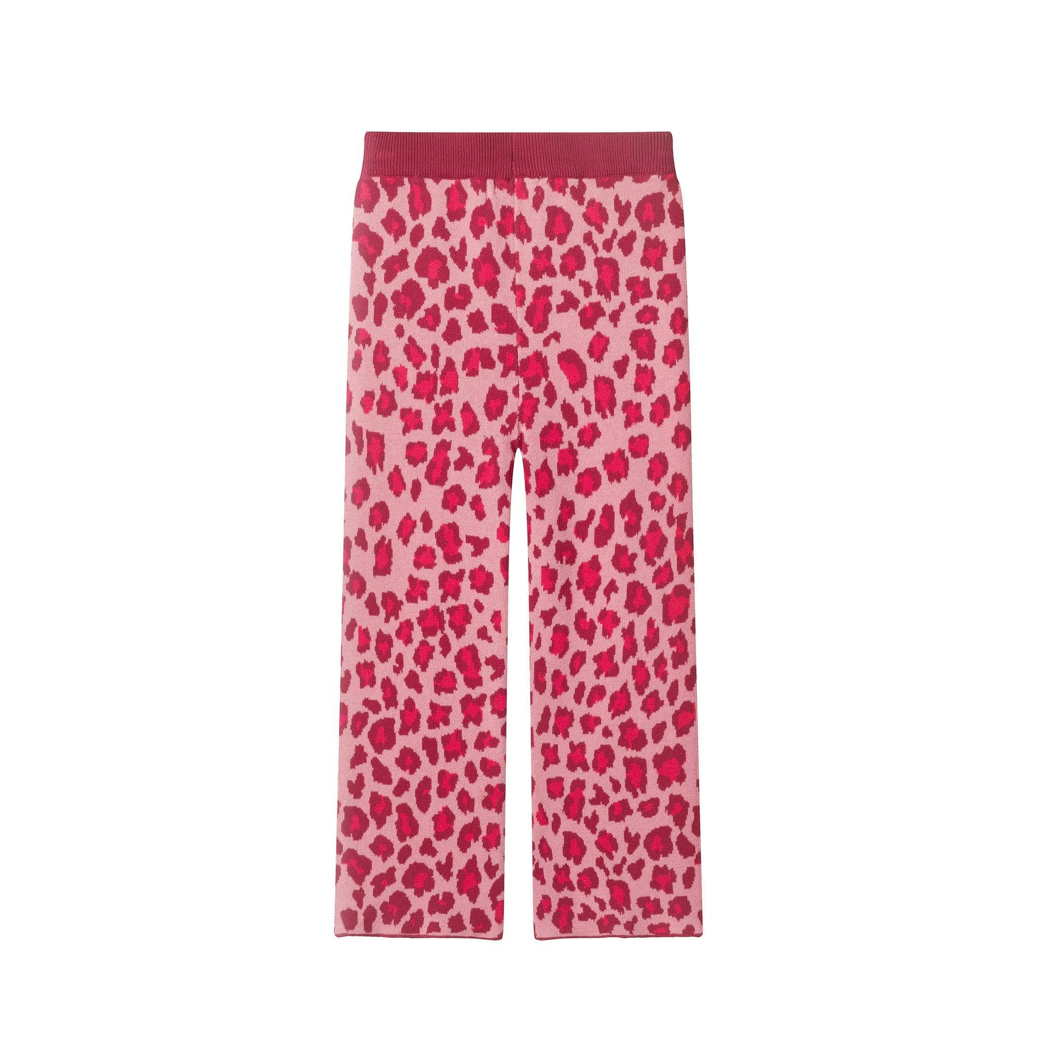 Two-Piece Sweater Set | Pink Leopard
