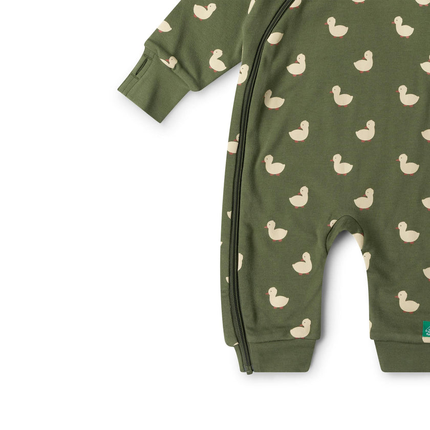 Olive Ducks Hooded Snug Suit