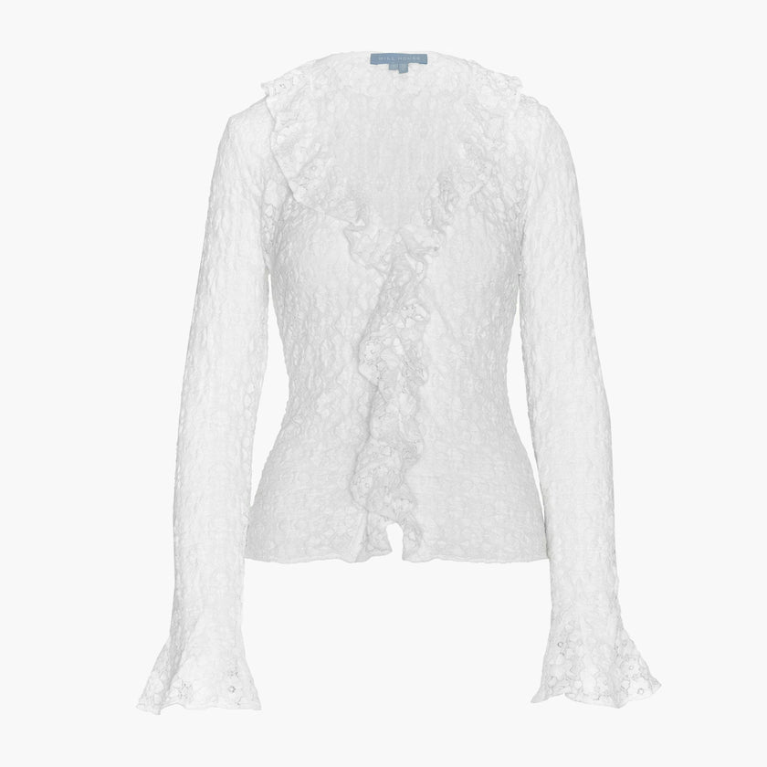 The Gabriella Top - White Lace