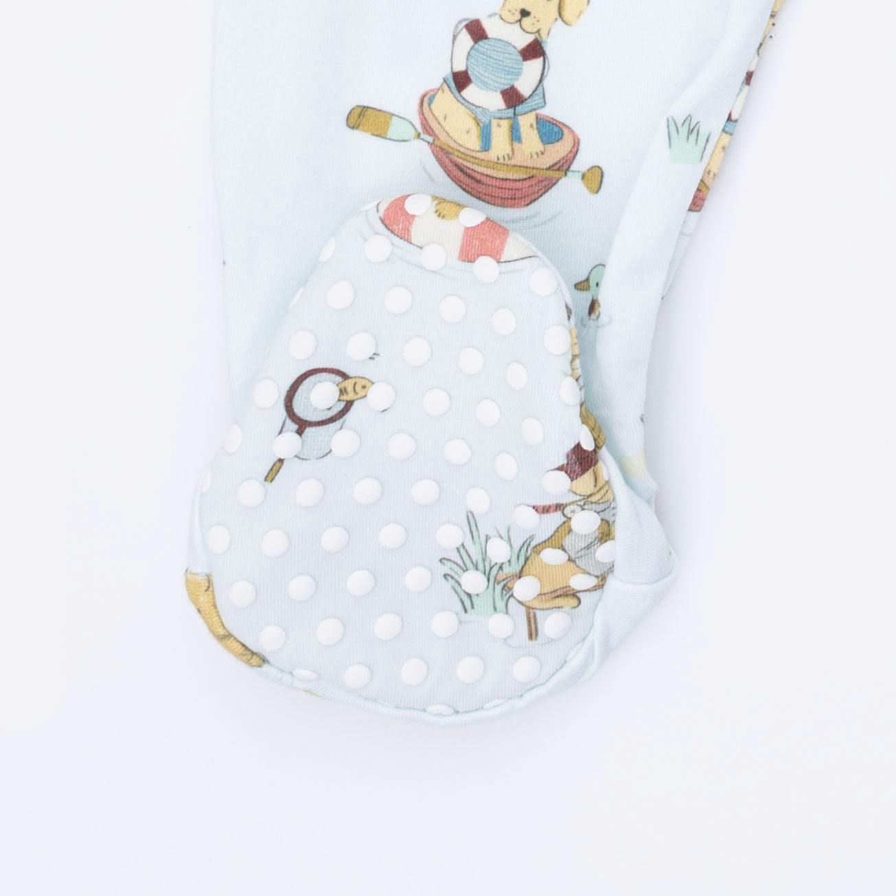 Lake Buddy Dogs - 2 Way Zipper Footie & Swaddle