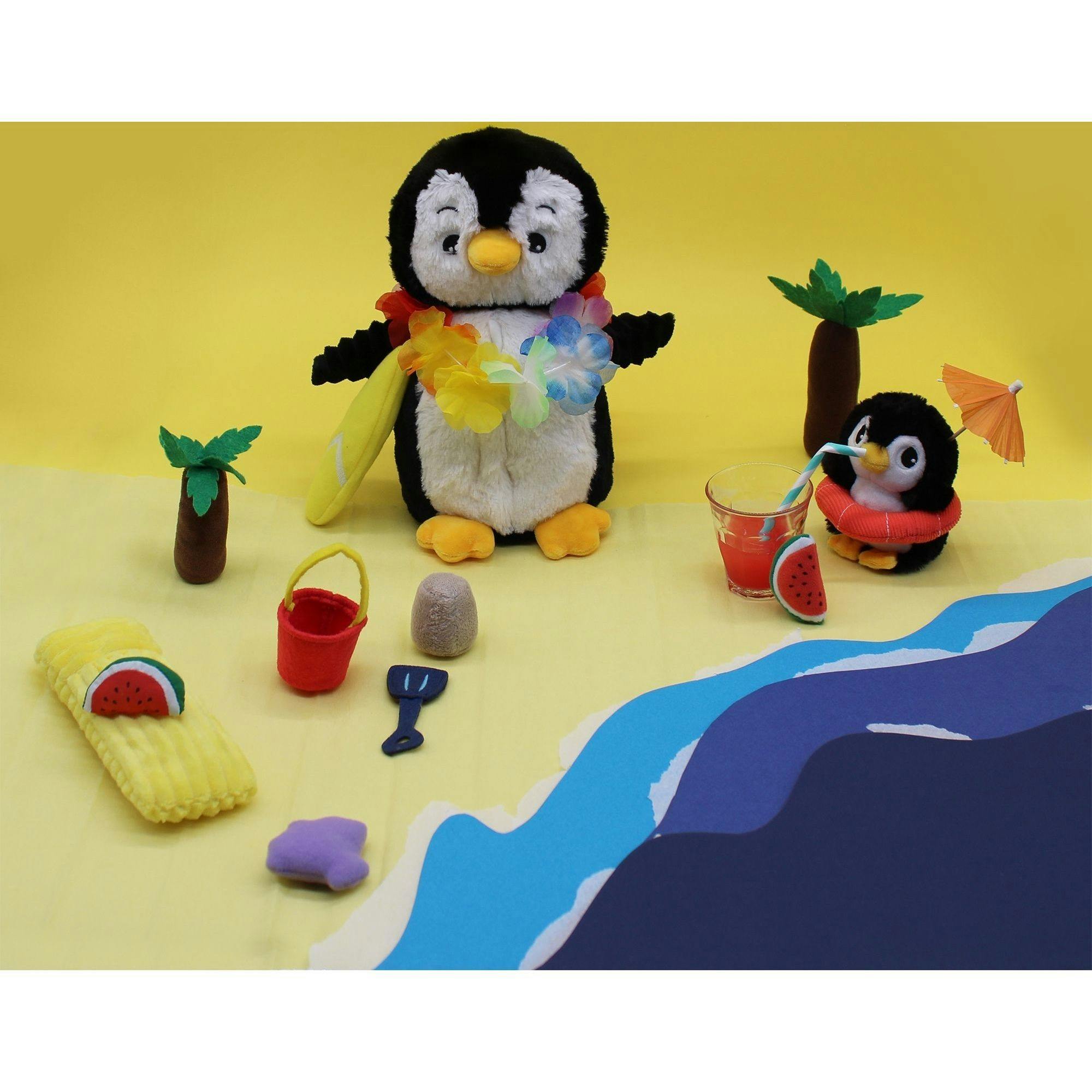 PENGUIN - MOM & BABY PLUSH - MINT