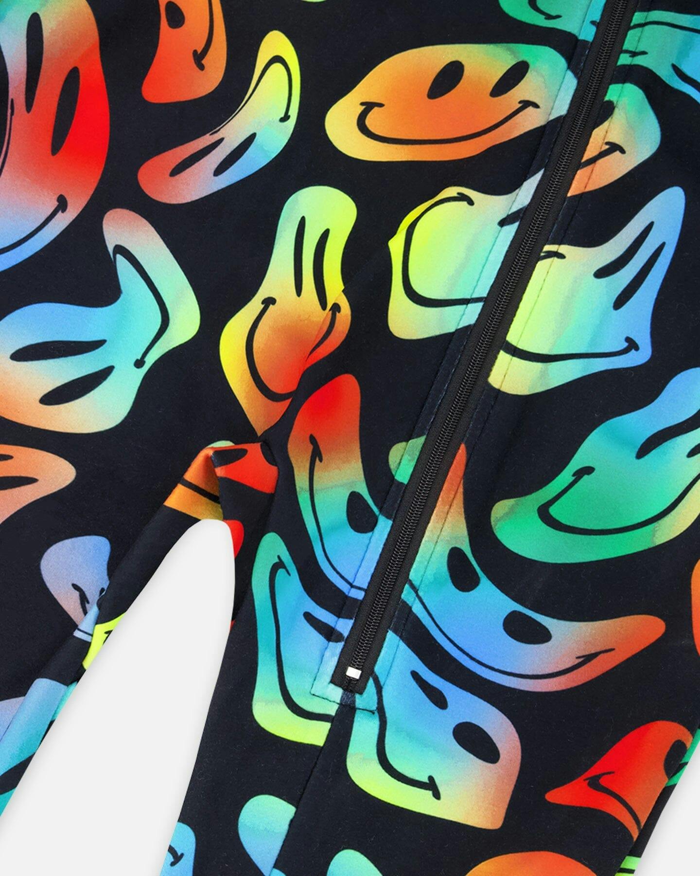One-Piece Thermal Underwear Smiley Face Boy